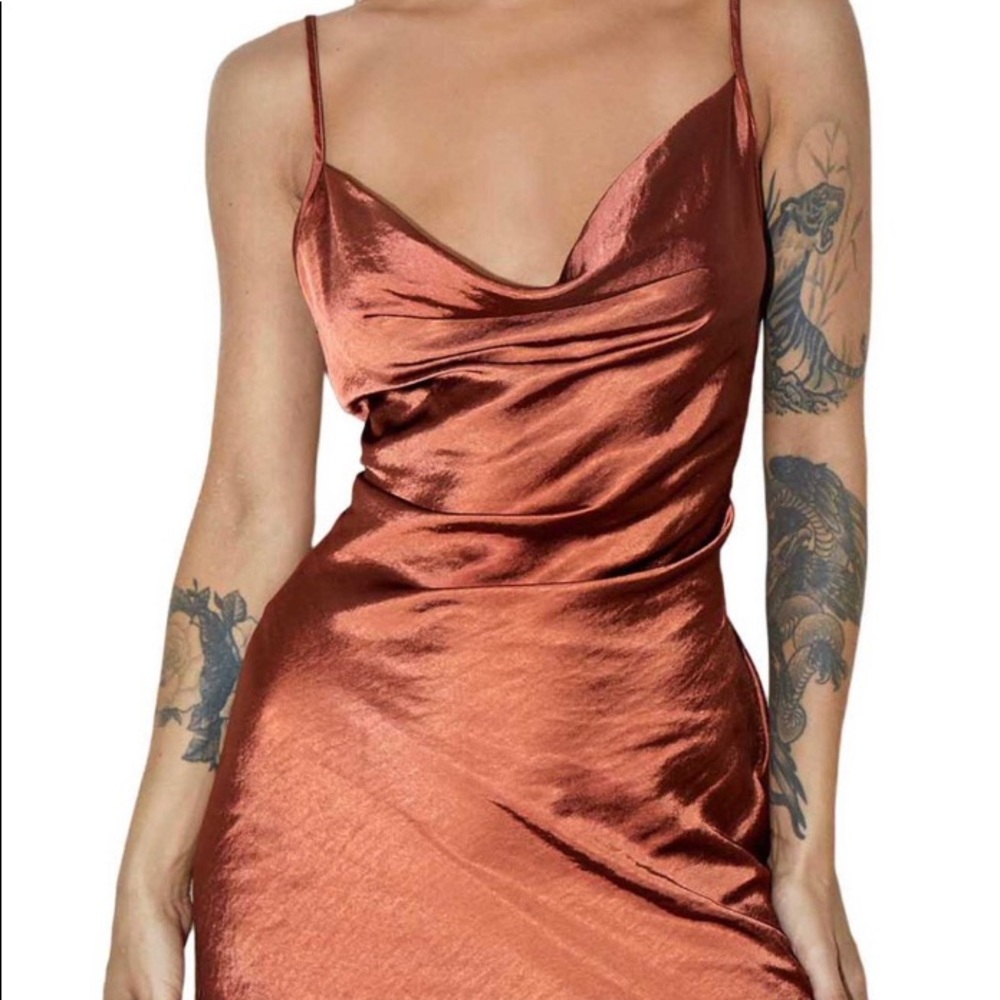 ROW A Nordstrom Copper Dress